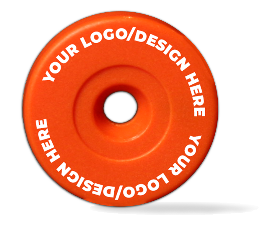 Contactless Plastic IP68 Bespoke Orange Safety Tag