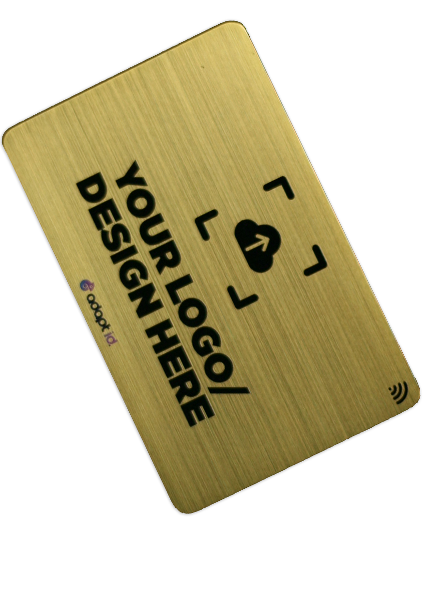 Contactless Bespoke Business Card Gold