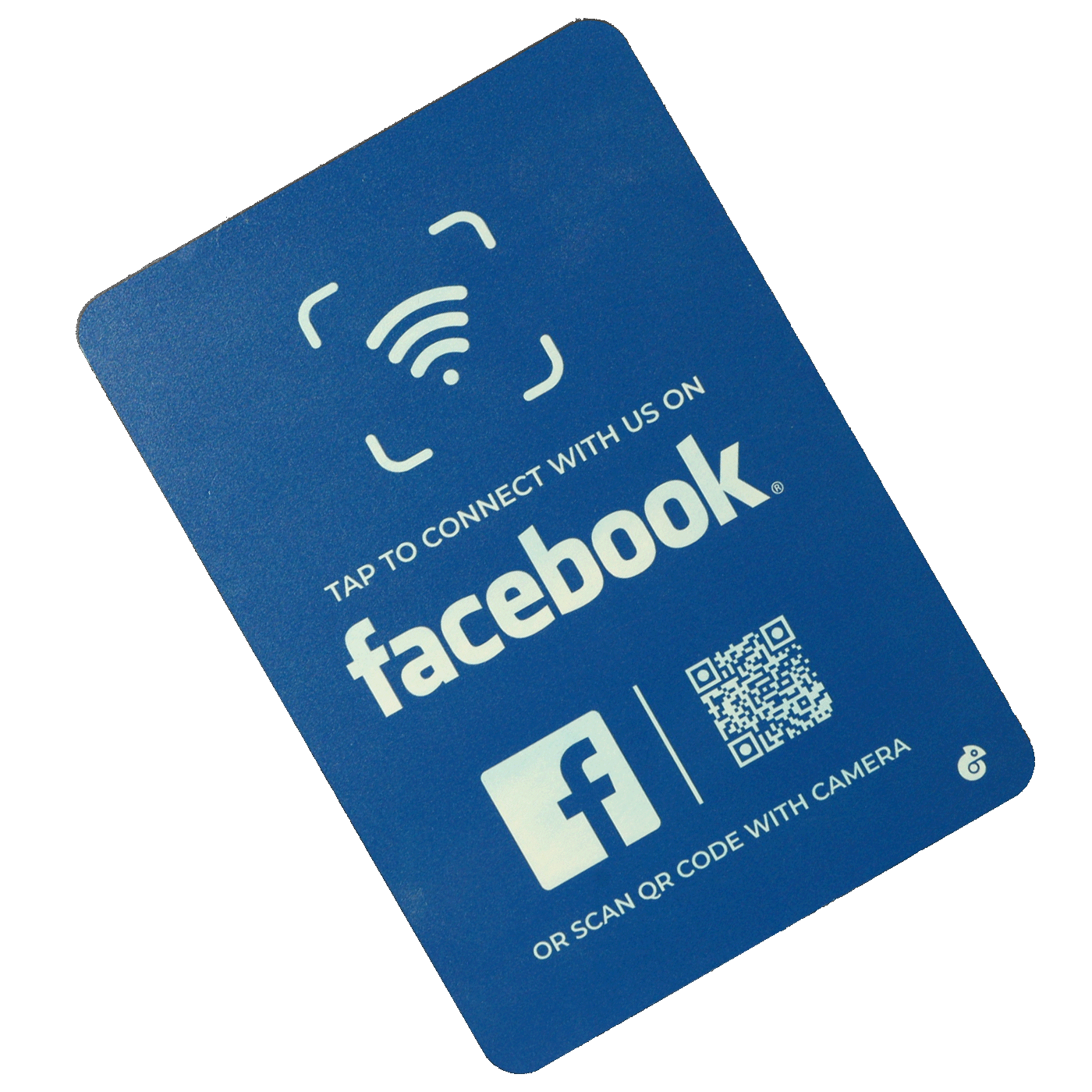 Contactless Facebook Social Media A5 Foam Board Sign