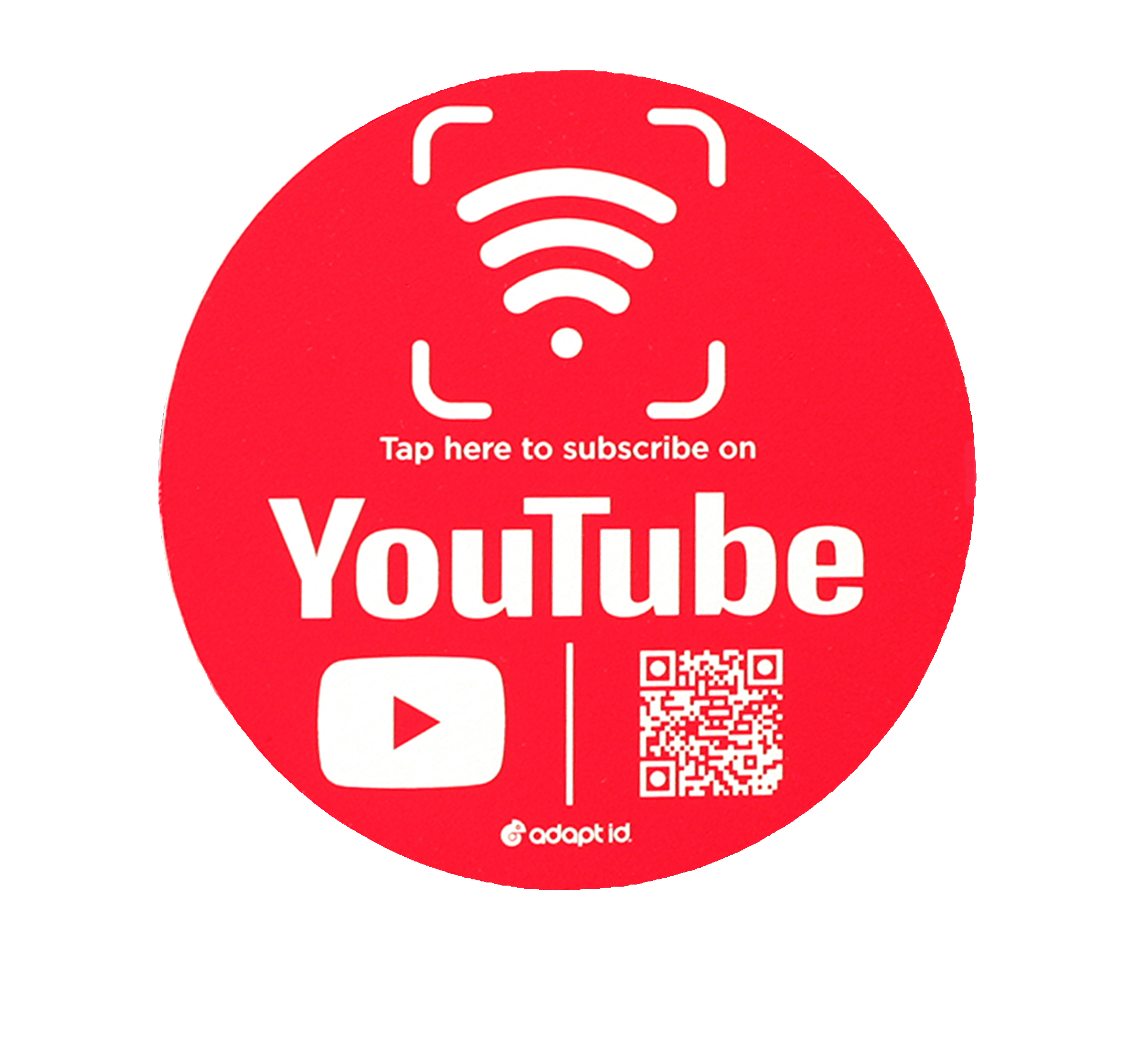 Contactless Youtube Social Media Placemat