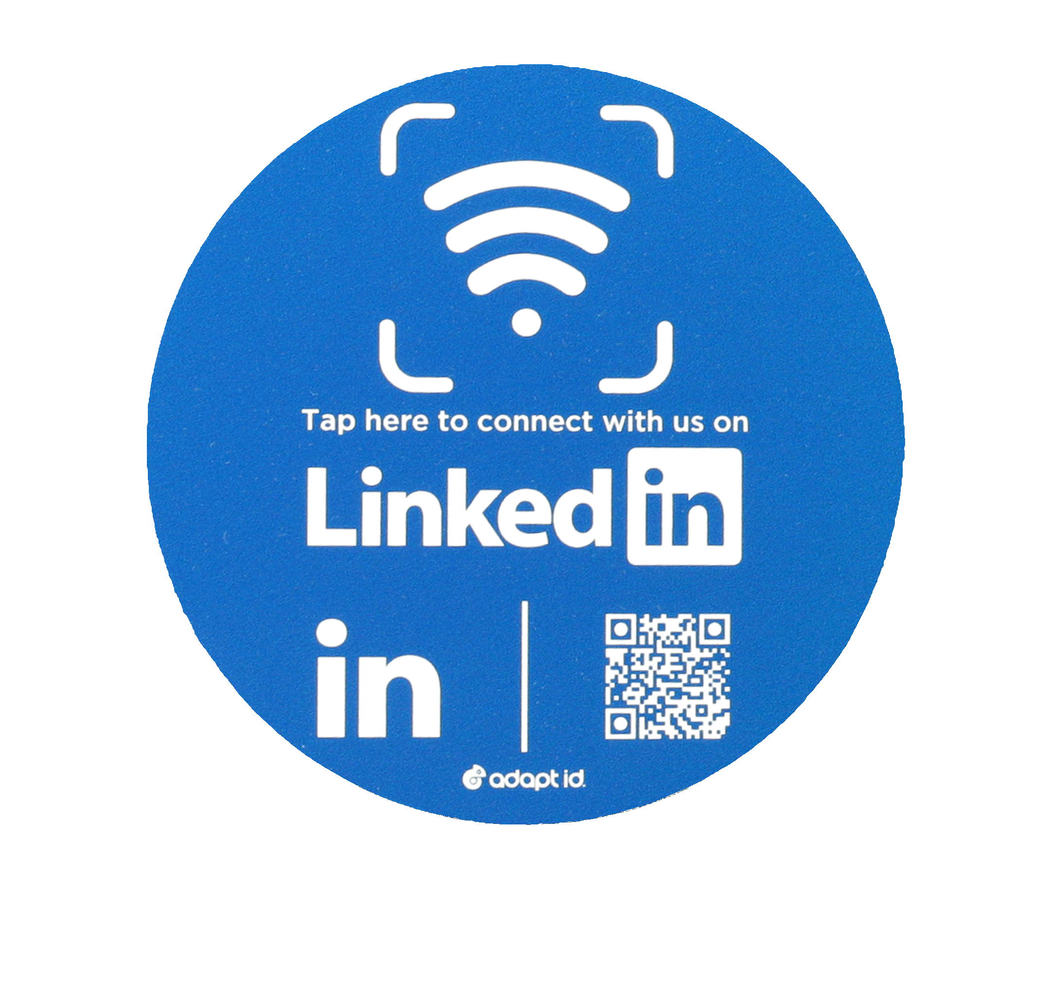 Contactless Linkedin Social Media Placemat