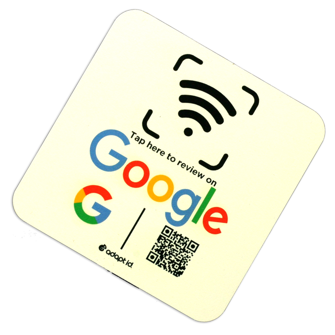 Contactless Google 100mm Square Foam Board