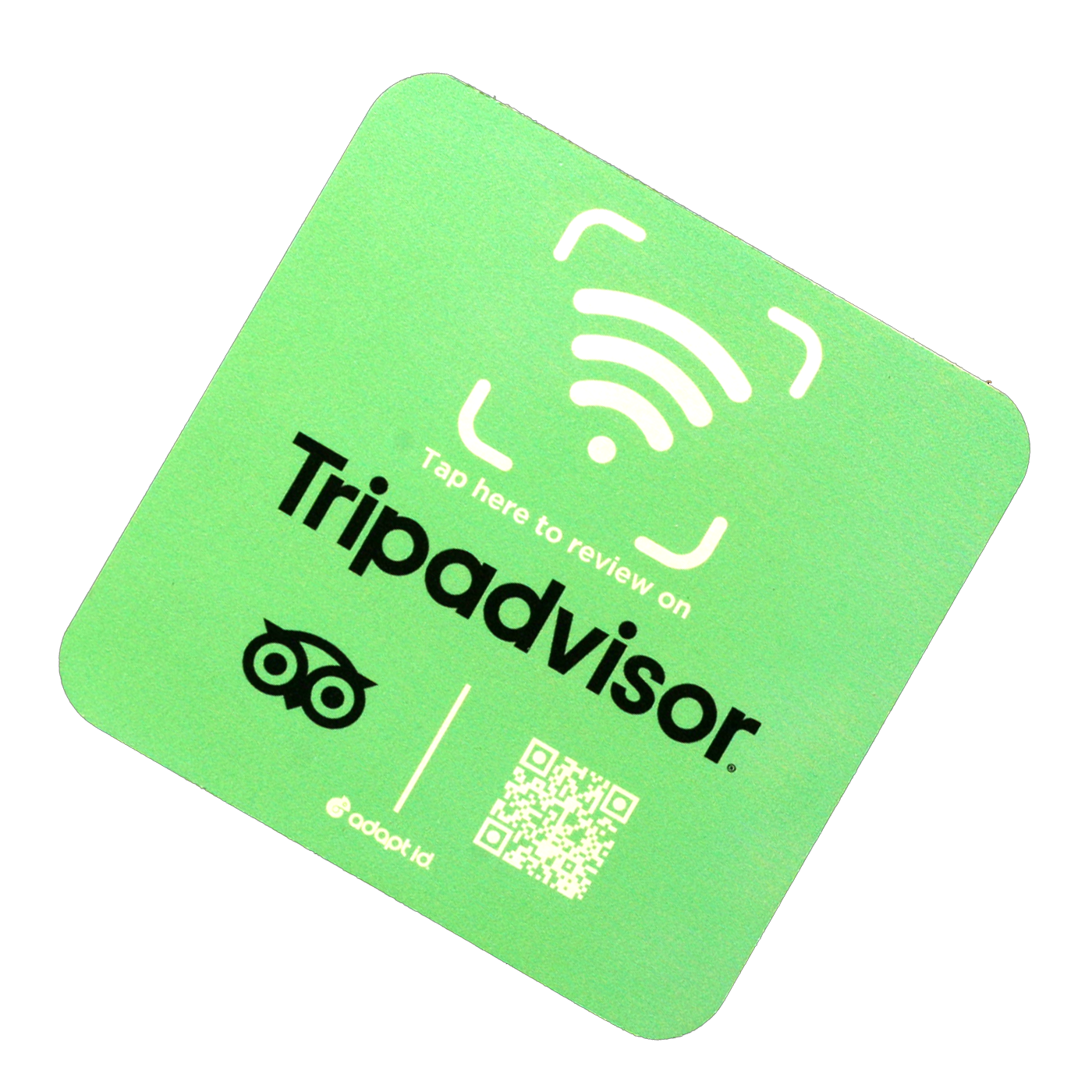 Contactless Tripadvisor 100mm Square Foam Board