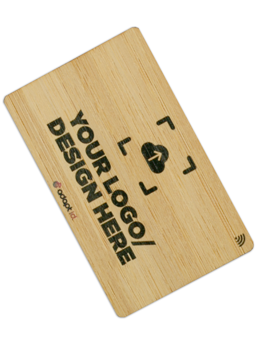 Contactless Bespoke Bamboo Business Card