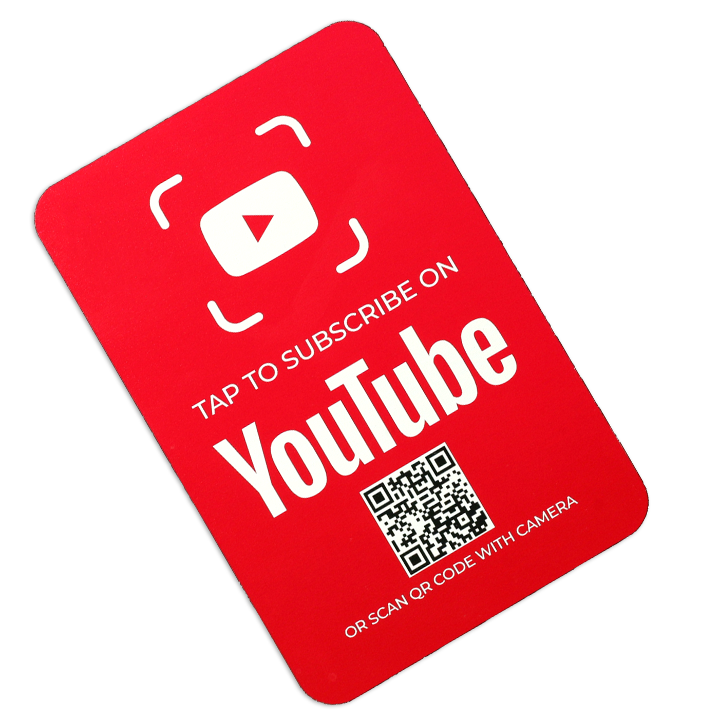 Contactless Youtube Social Media A6 Sign