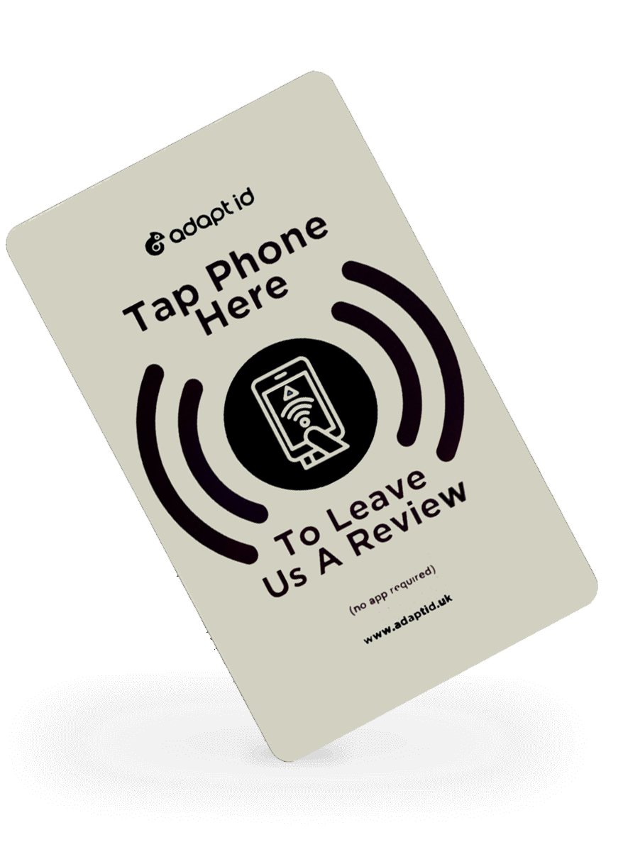 Contactless Review Us On Social Media A6 Sign White